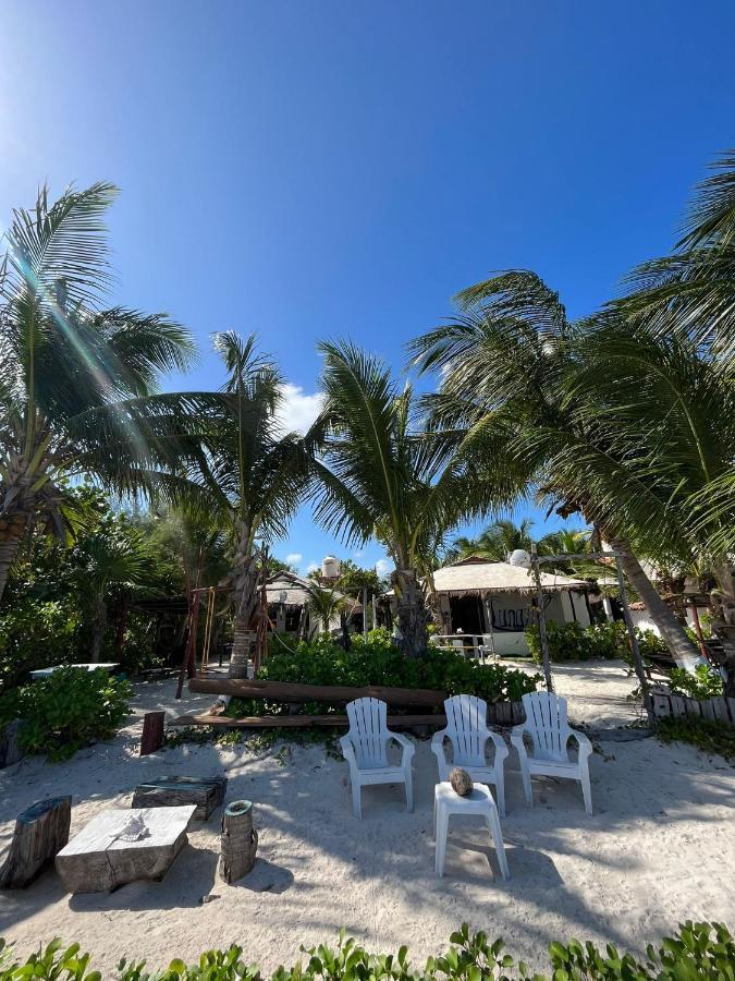 Lunazul Eco-Cabana Frente Al Mar Махахуал Екстериор снимка