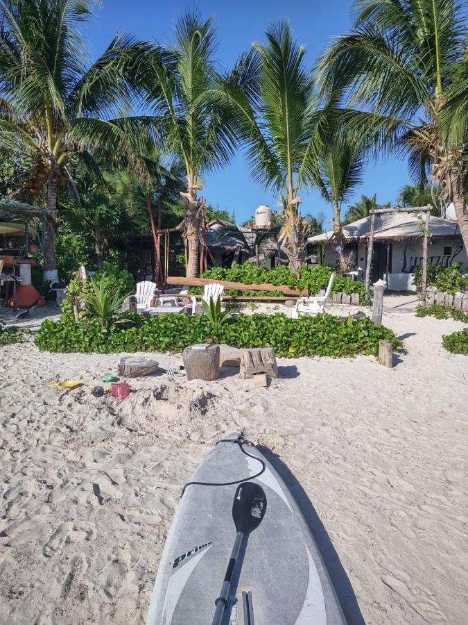 Lunazul Eco-Cabana Frente Al Mar Махахуал Екстериор снимка