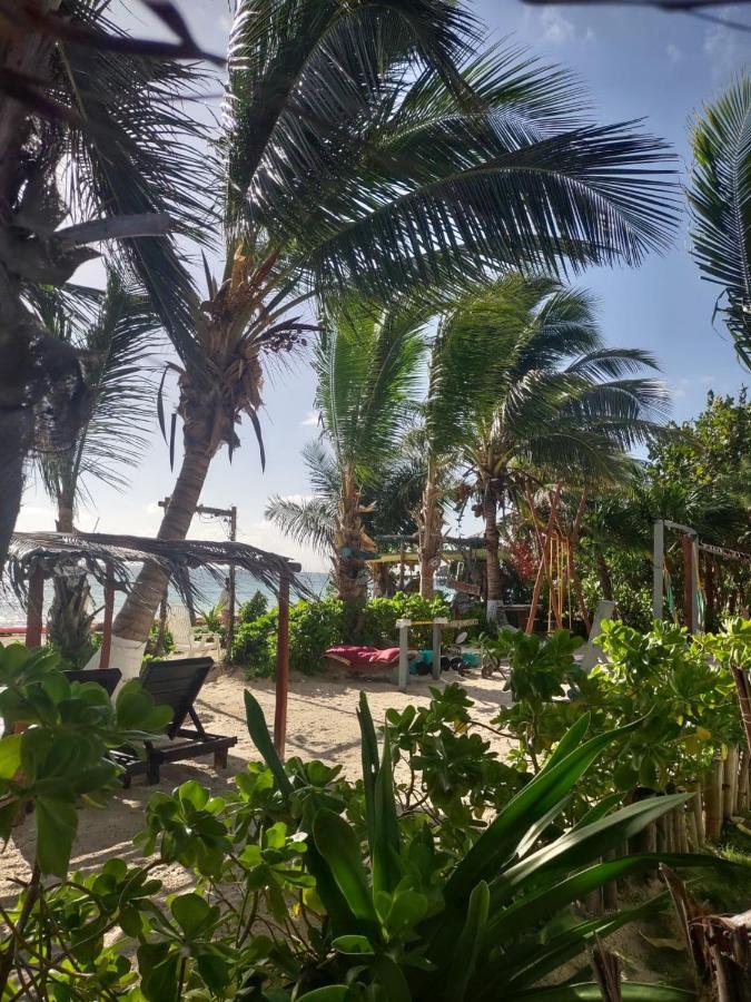 Lunazul Eco-Cabana Frente Al Mar Махахуал Екстериор снимка