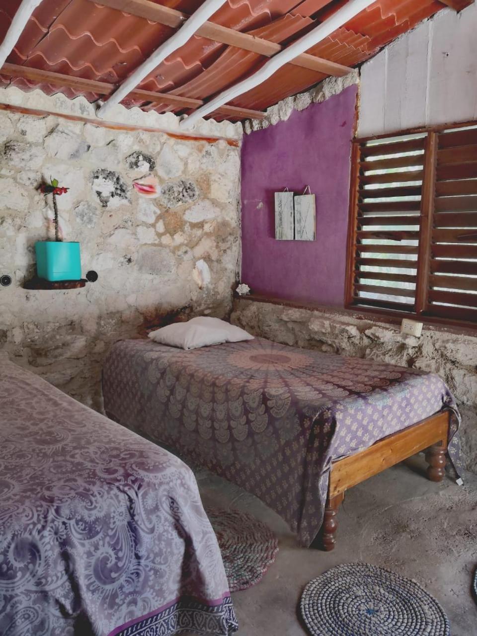 Lunazul Eco-Cabana Frente Al Mar Махахуал Екстериор снимка