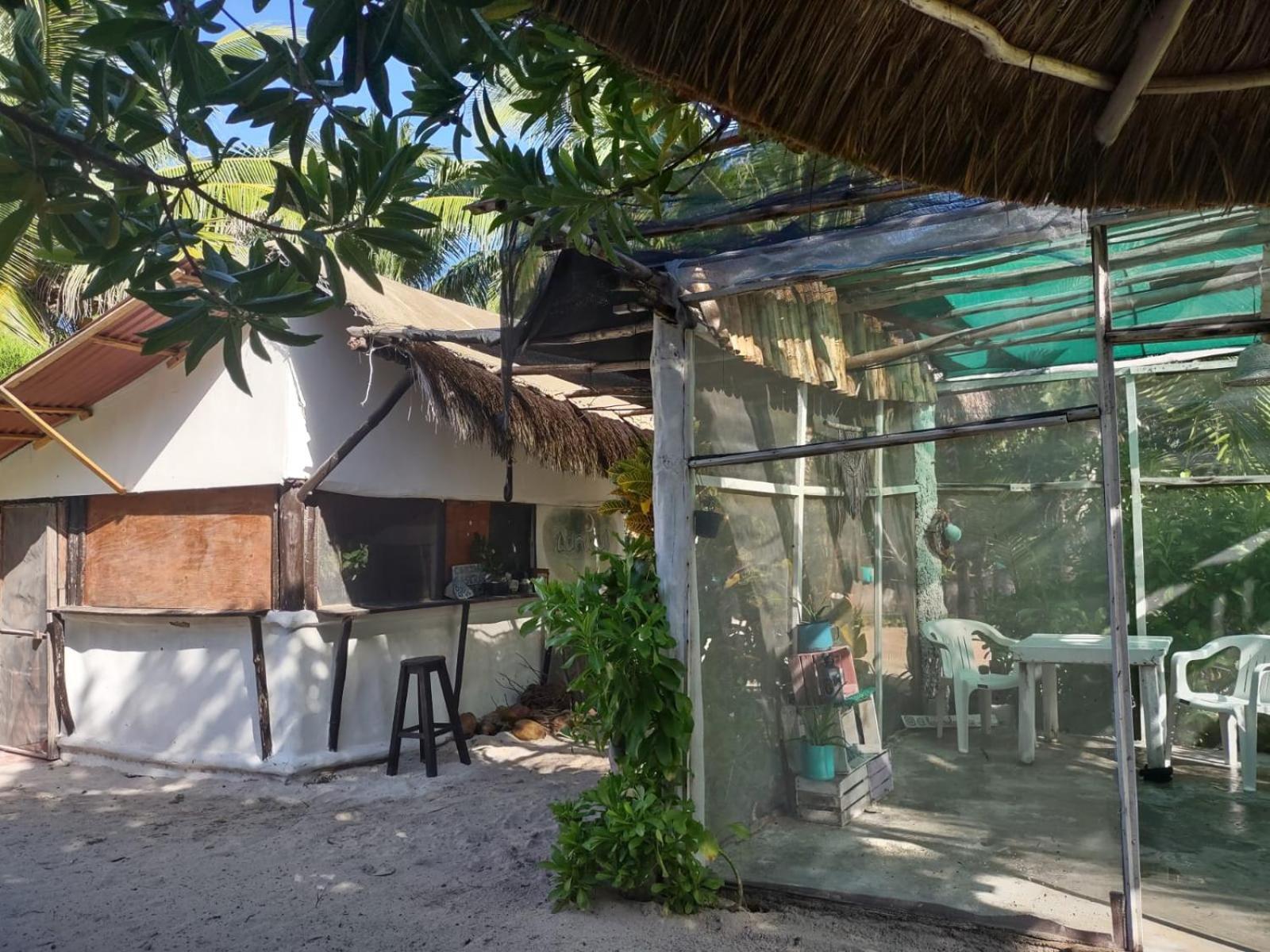 Lunazul Eco-Cabana Frente Al Mar Махахуал Екстериор снимка