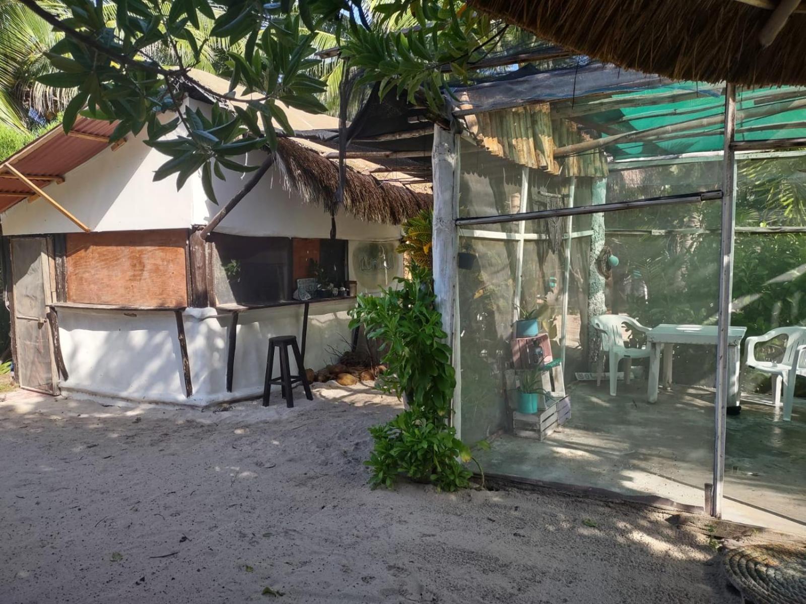 Lunazul Eco-Cabana Frente Al Mar Махахуал Екстериор снимка